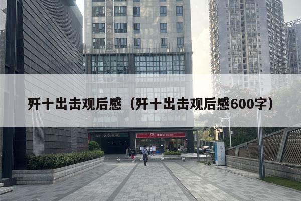 歼十出击观后感（歼十出击观后感600字）