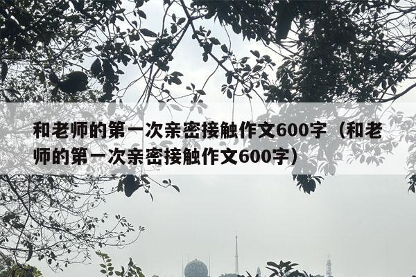 和老师的第一次亲密接触作文600字（和老师的第一次亲密接触作文600字）