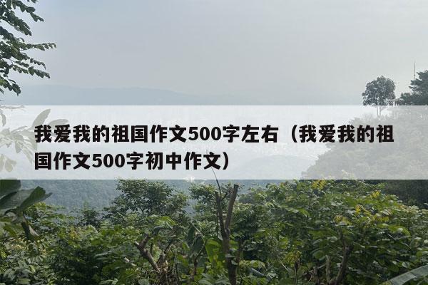 我爱我的祖国作文500字左右（我爱我的祖国作文500字初中作文）