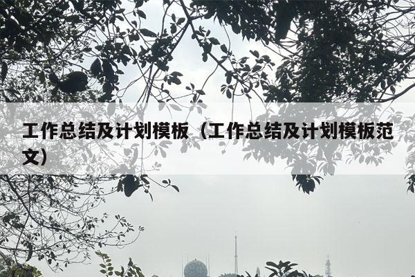 工作总结及计划模板（工作总结及计划模板范文）