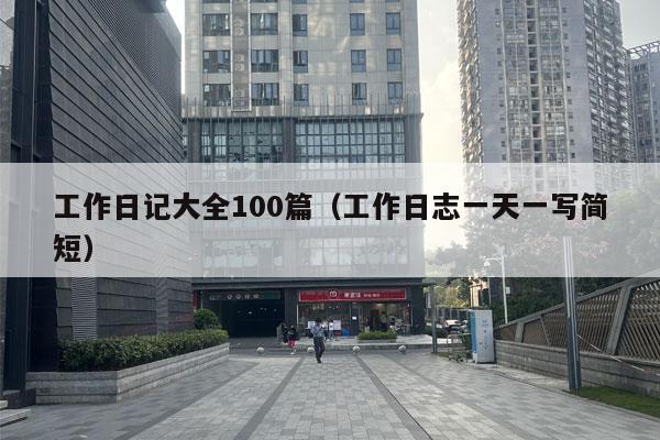 工作日记大全100篇（工作日志一天一写简短）