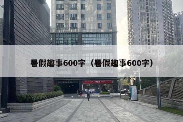 暑假趣事600字（暑假趣事600字）